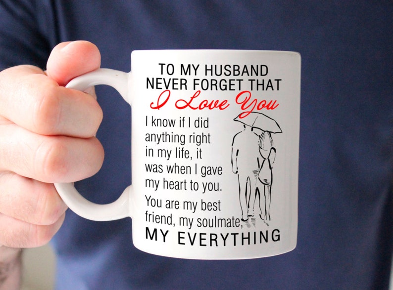 Coffee Mug Gift for Husband You are my Soulmate my Everything Etsy