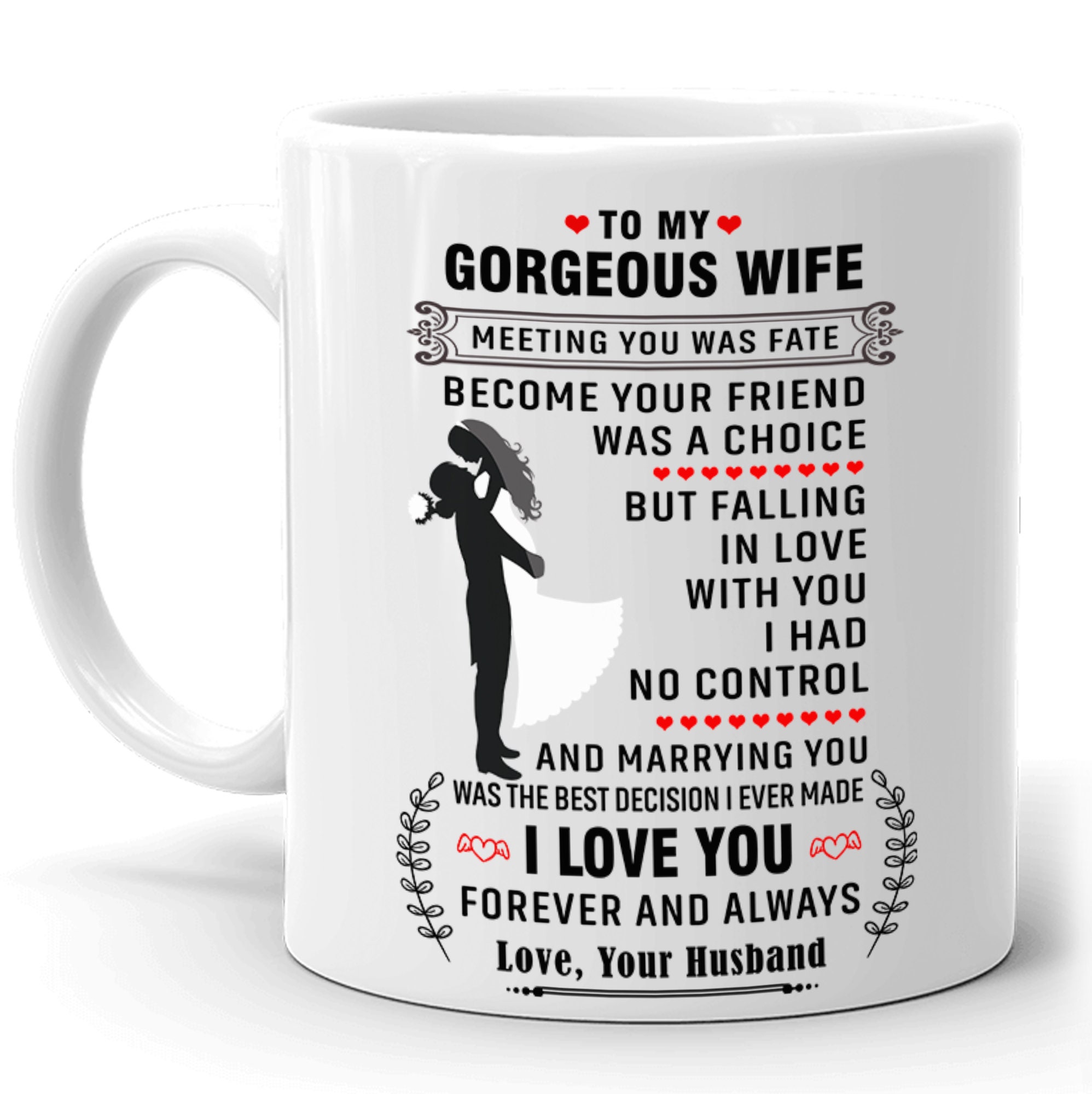 Coffee Mug Love Gift for Wife Love You Forever and Always | Etsy