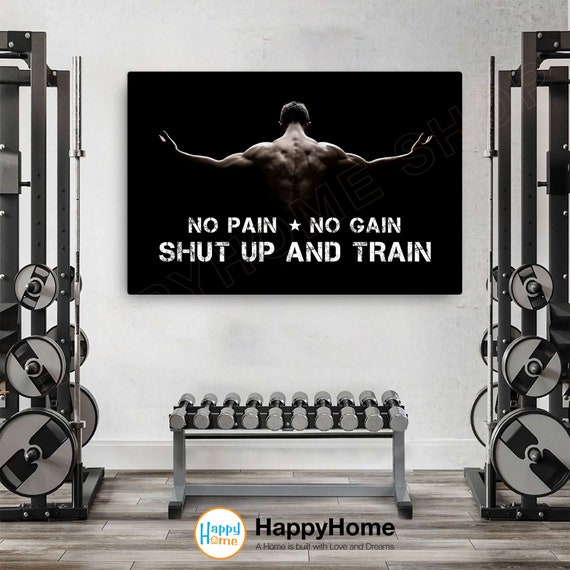 Fitness room wall decor hotsell