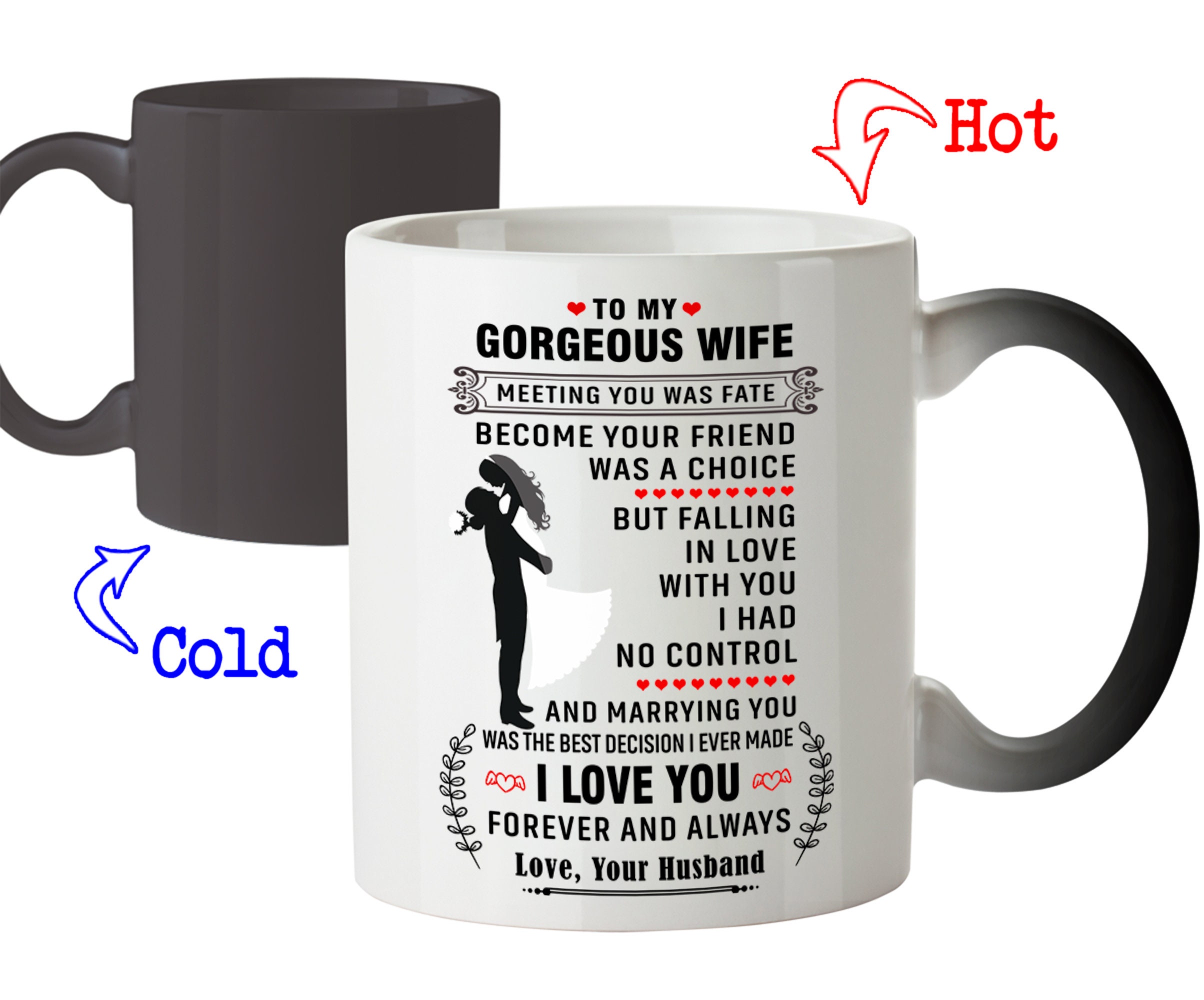 Coffee Mug Love Gift for Wife Love You Forever and Always - Etsy