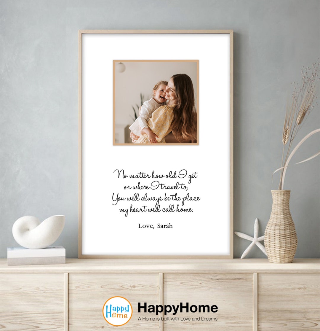 Personalized Quote for Mom Art Print Mother's Day Gift for Mom Poster ...