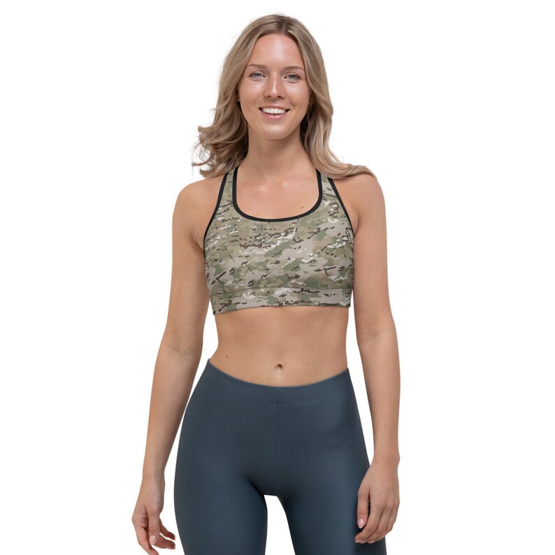 All-Over Print Women's Sports Bra Suit main image 1