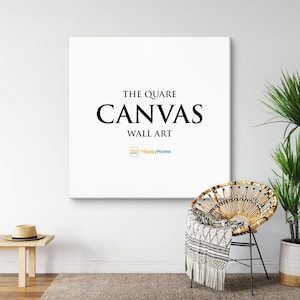 Square Stretched Canvas Wall Art (up to 36 inches) | HappyHome Shop