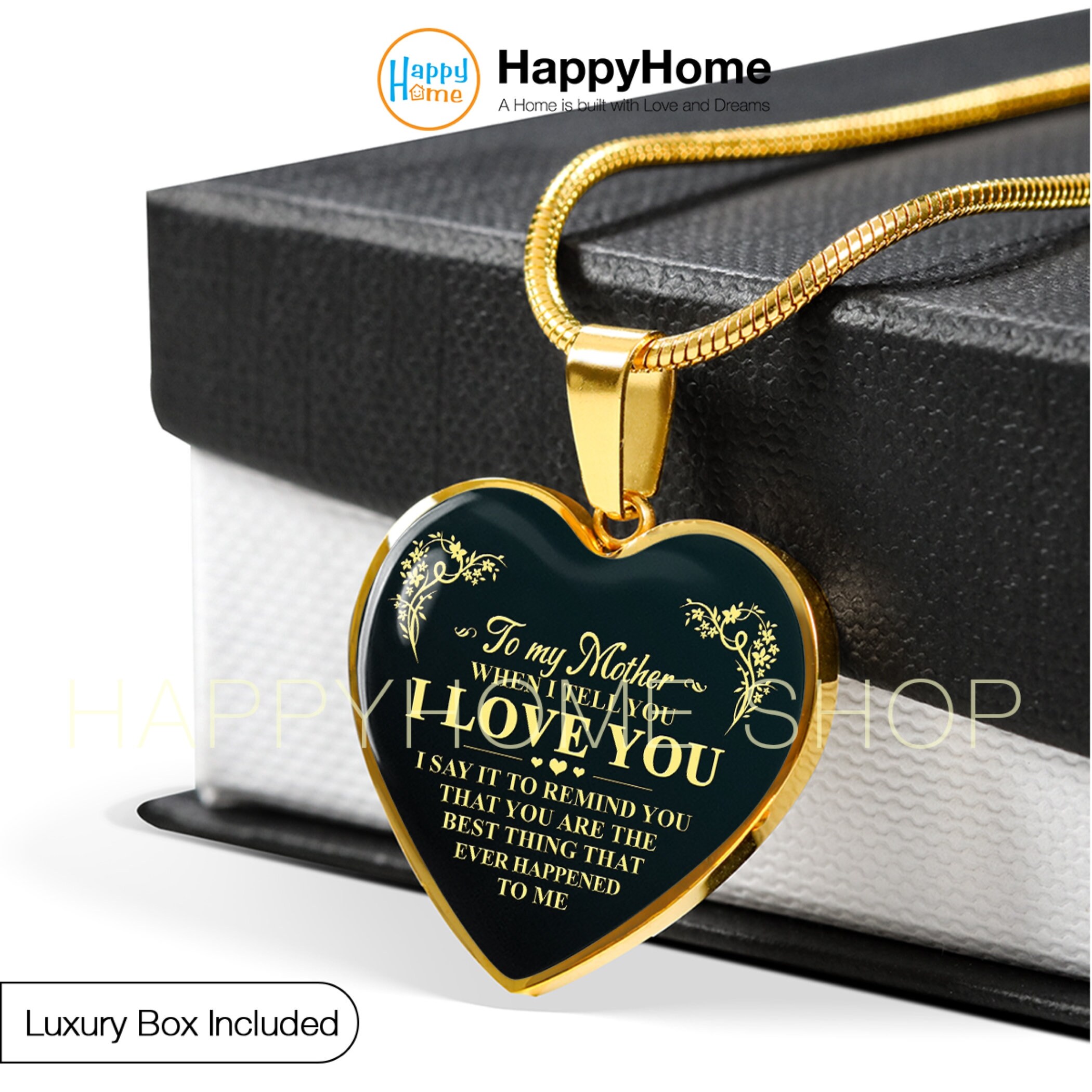 Mom Gifts for Mothers Day Best Mom Ever Gifts Set - I Love You Necklac –  Breezy Valley