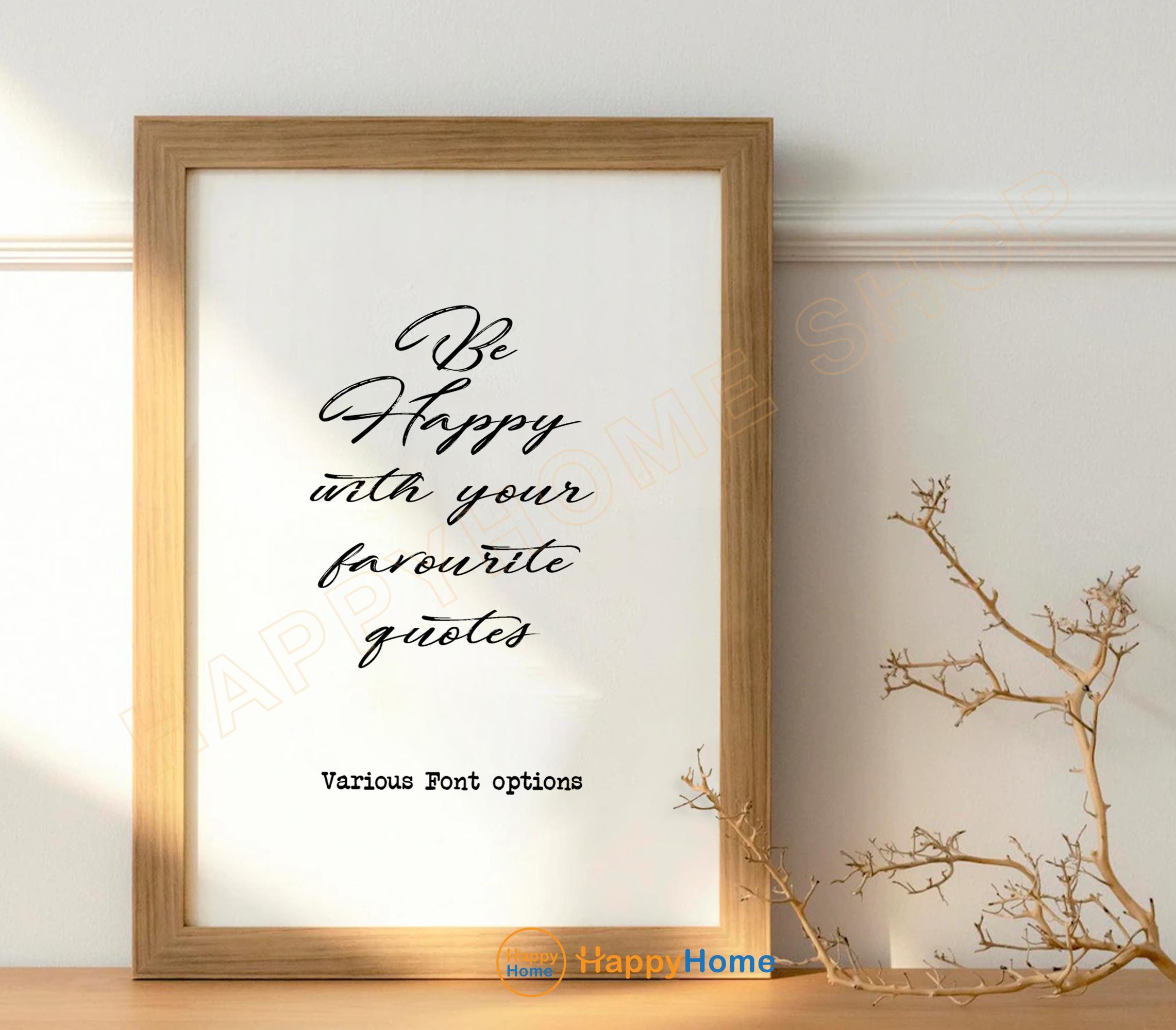 DIGITAL Printable Personalized Wall Art | Create Your Own Custom Quote ...
