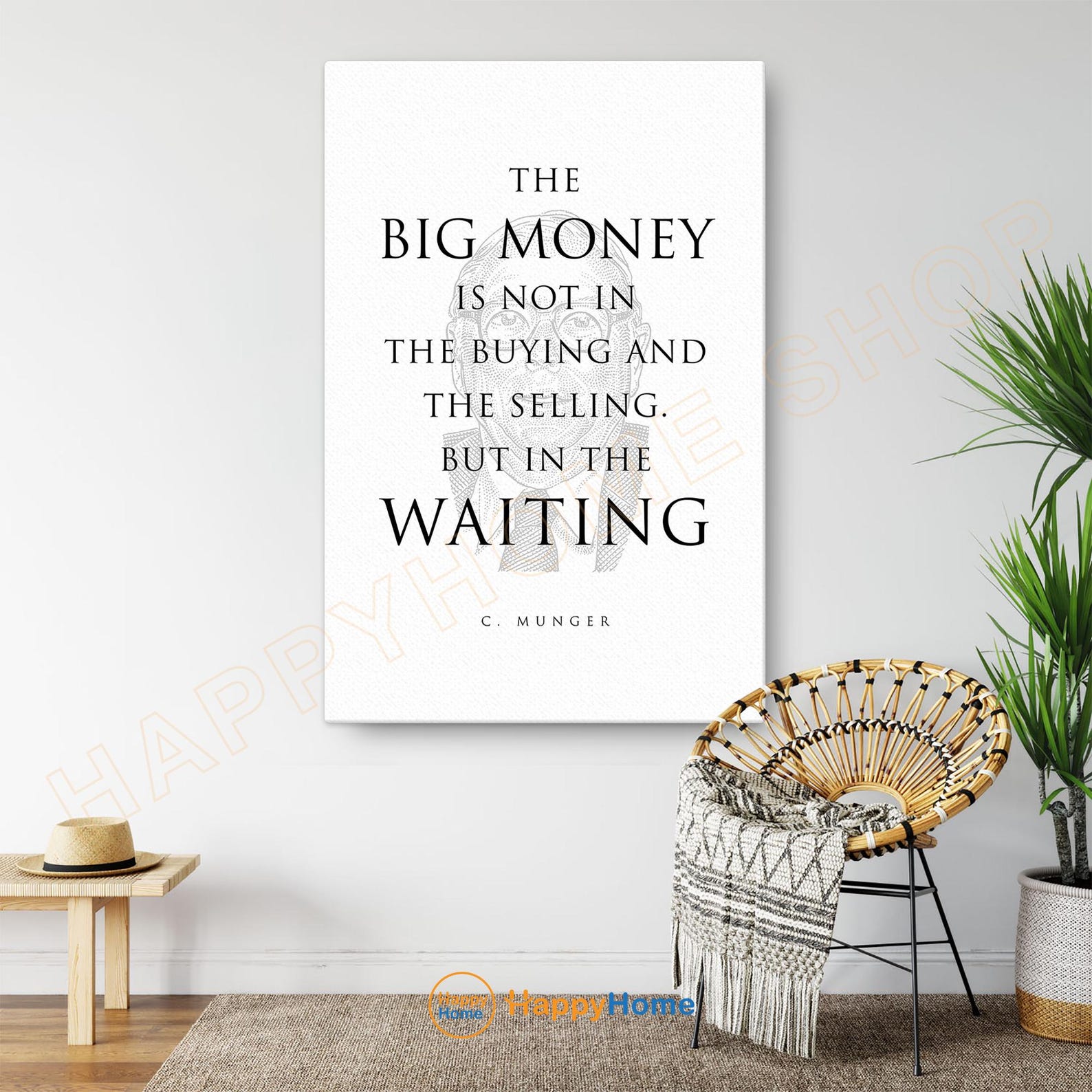 Poster Inversion Mental Models Wall Art the Big Money in the Waiting Billionaire Mindset ...