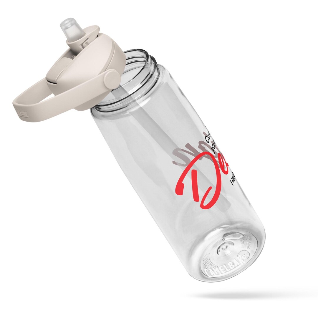 Personalized 25oz Flip Straw Water Bottle Personalized Gift With Your ...