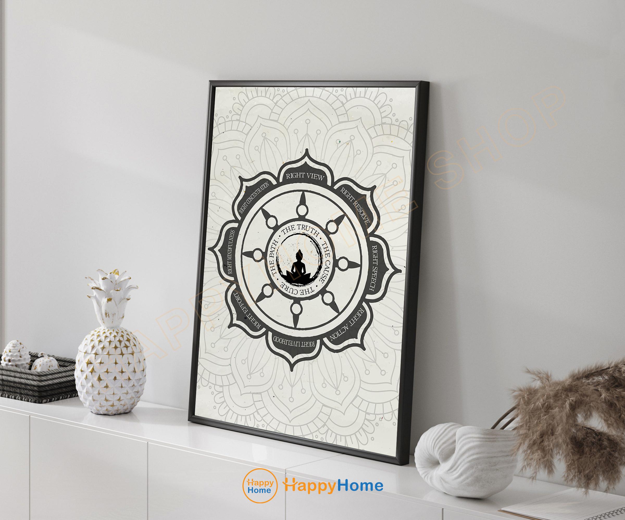 Buddhist the Four Noble Truths and the Eightfold Path Wall Art ...