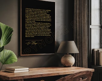 Modele mentalne i racjonalność. Mądrość finansowa. Sztuka ścienna. Inwestowanie. Cytat. Handel. Plakat. Inspirujący wystrój biura - P531