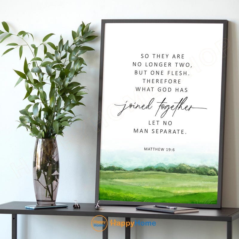 Matthew 19 6 - Etsy