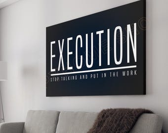 Motiverande väggkonst, Definition, Motiverande väggkonst, Inspirerande väggkonst, Entreprenörscitat, Poster, Hemkonst, Kontorsinredning, Modern Canvastavla -PE02