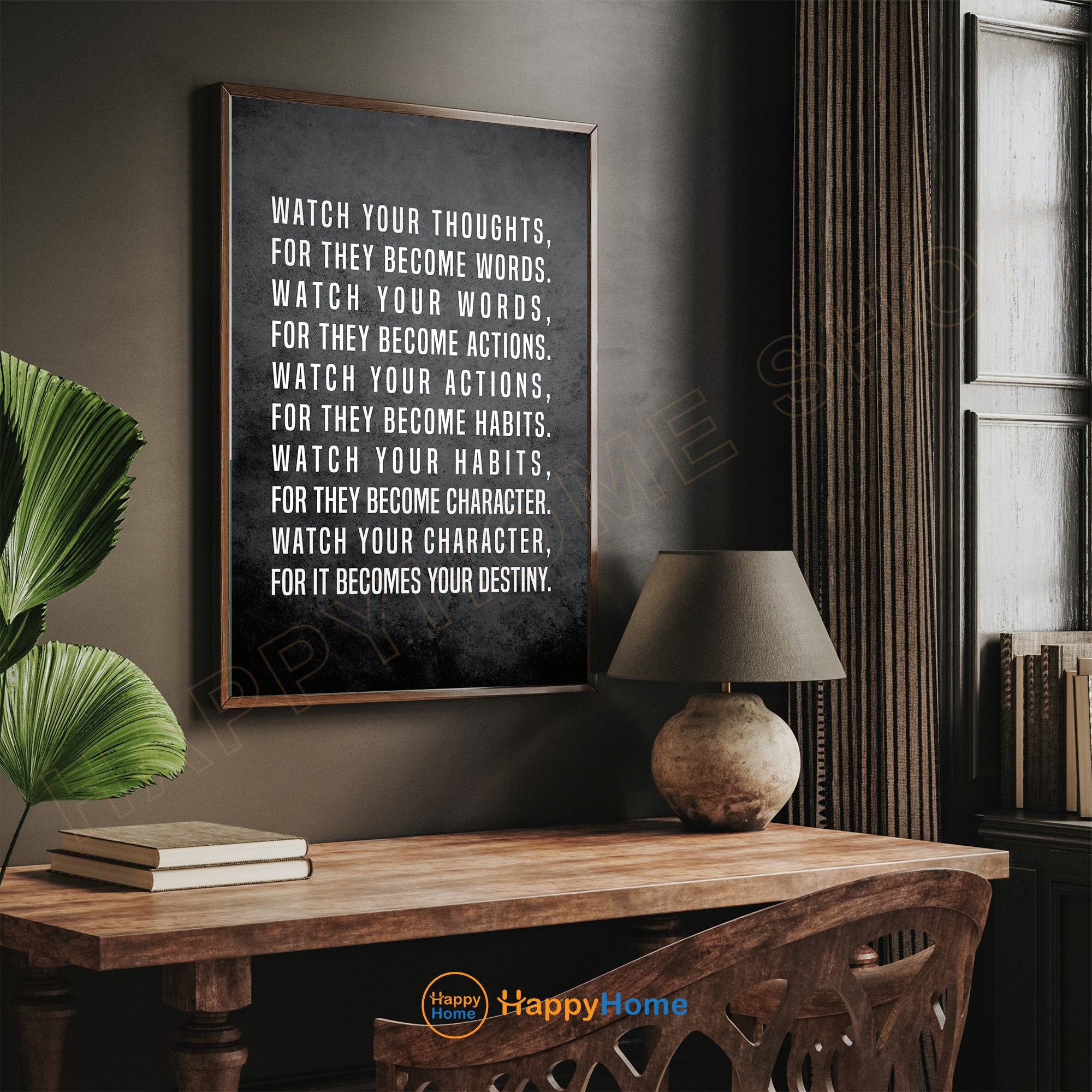 Stampa Su Tela Motivazionale 'Qualities Of A Good Leader' - Poster Con Citazione Per Ufficio E Casa, 29,2x38,1 Cm, Idea Regalo Per Mentore O Capo