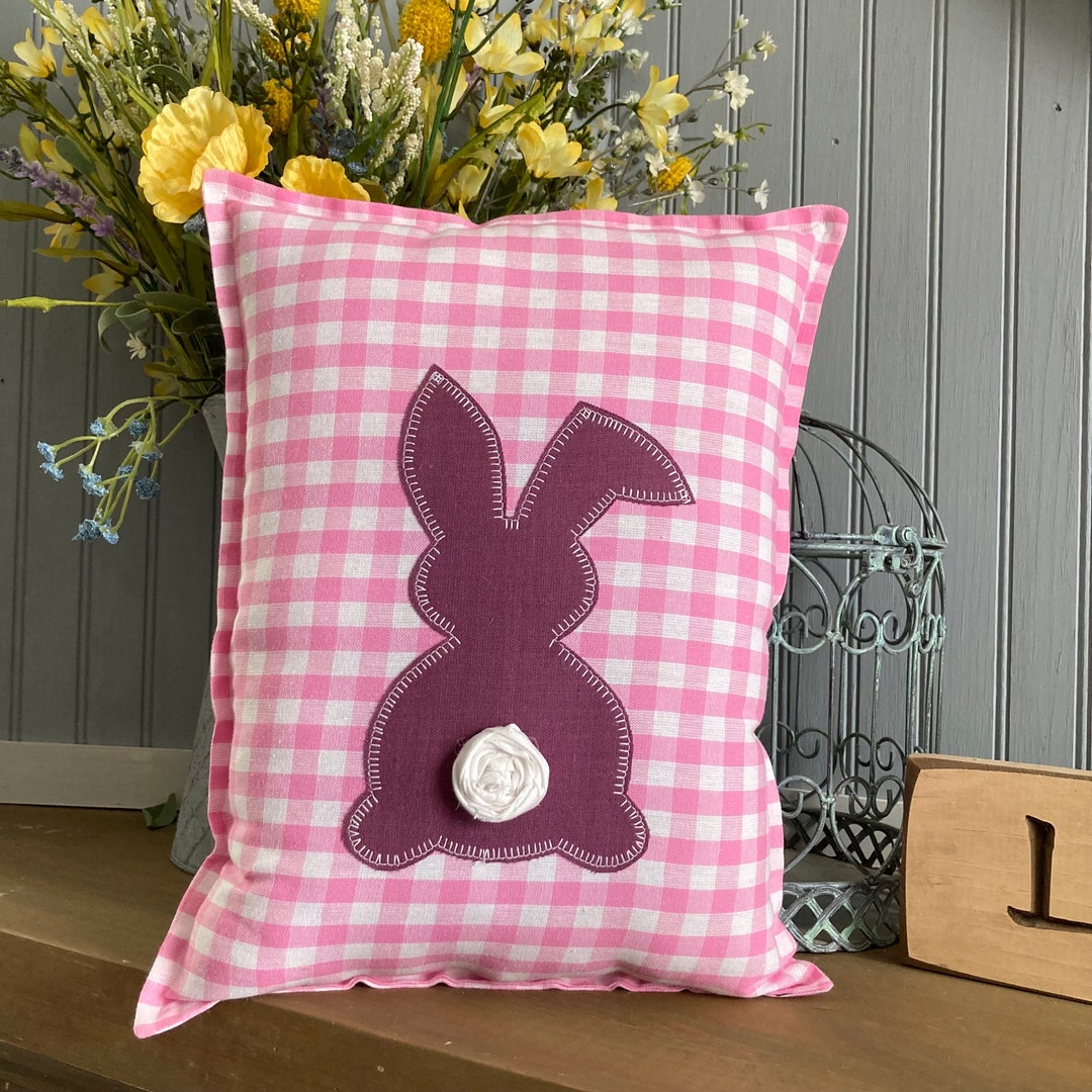 Primitive Easter Bunny Pillow - Etsy