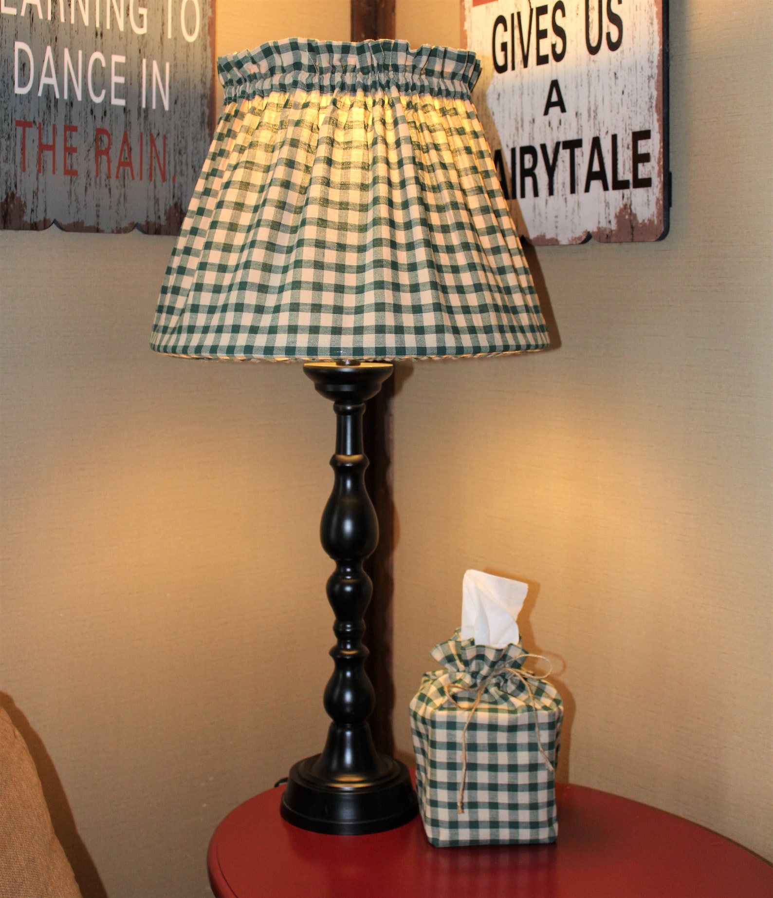 Primitive Lamp Shade Cover large Etsy