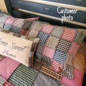 Primitive Rag Pillow Sham