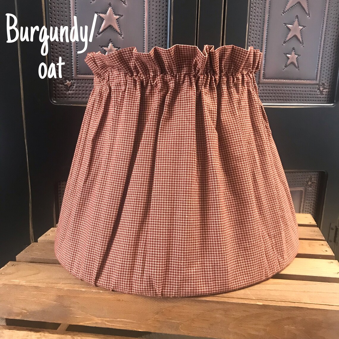 Primitive Lamp Shade Cover large Etsy