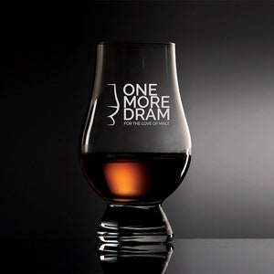 One More Dram Glencairn Whisky Glass