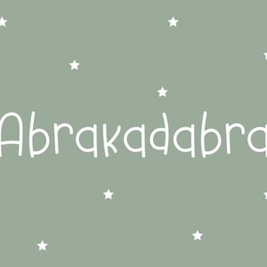 Abra Kadabra Handwritten Font | Fonts for Cricut | Procreate Font | Farmhouse Fonts | Handwritten Font | Handmade Font