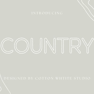 Country Rustic Font | Fonts for Cricut | Procreate Font | Farmhouse Fonts | Modern  Font | Logo Fonts | Imperfect Font