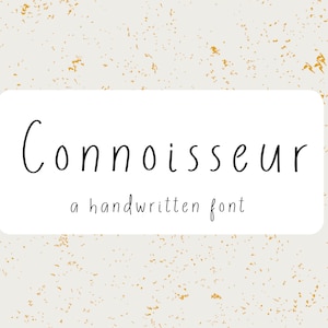 Police manuscrite connaisseur | Polices pour Cricut | Procréer la police | Notes Police | Police manuscrite | Police à la main | Notes numériques