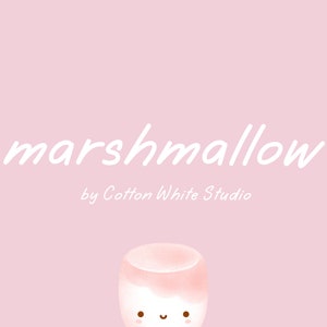 Police Marshmallow, Polices GoodNotes, Polices de notes, Polices de prise de notes, Polices de prise de notes, Polices mignonnes, Polices manuscrites, Écriture manuscrite