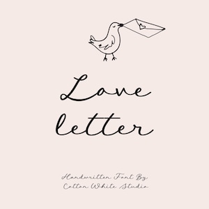 Fuente de carta de amor manuscrita / Fuente de boda / Fuentes modernas / Fuentes cursivas / Fuente linda / Fuentes cursivas / Fuentes femeninas / Fuente de escritura