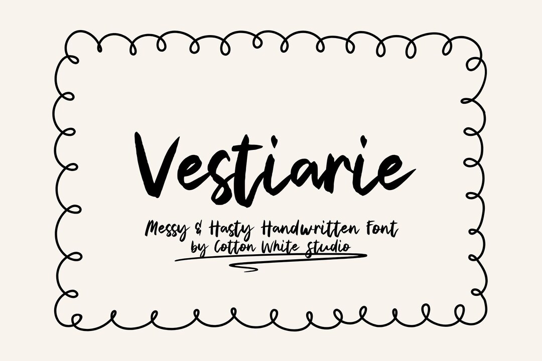 Vestiarie - Messy Handwritten Brush Font | Wedding Font | Cursive Font ...