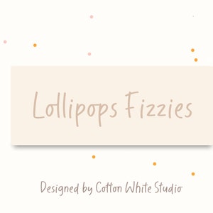 Lollipops Fizzies Police Mignonne, Polices GoodNotes, Polices De Note, Polices De Prise De Notes, Polices De Prise De Notes, Polices Mignonnes, Polices Manuscrites, Écriture Manuscrite