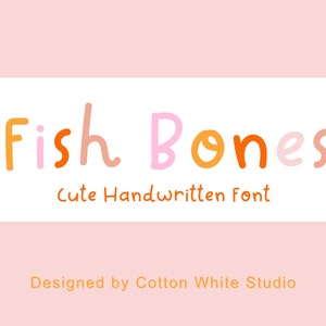 Fish Bones Schrullige Schriftart, GoodNotes Schriftarten, Notiz Schriftarten, Notiz Schriften Notiz machen, Notizen Schriftarten, Niedliche Schriftarten, Handgeschriebene Schriftarten, Handschrift