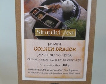 Jasmine Golden Dragon Organic Green Tea