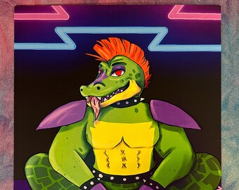 FNAF Montgomery (Monty) Gator Print 8.5"x11"