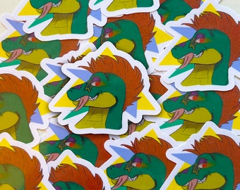 Monty Gator FNAF Video Game Sticker for Laptop Water Bottle Notebook