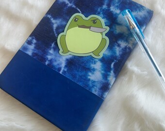 Fierce Frog Water-Resistant Sticker – 3” x 3”
