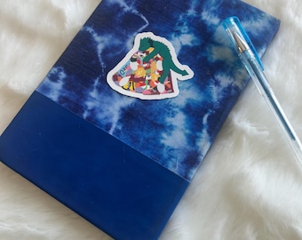 Little Green Dragon Hoard Warer-Resistant Sticker – 2.5” x 2.5”