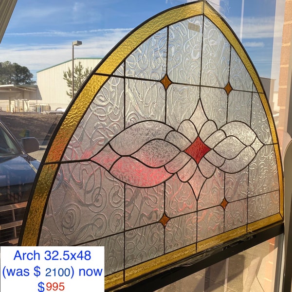 Arch Stained Glass Etsy