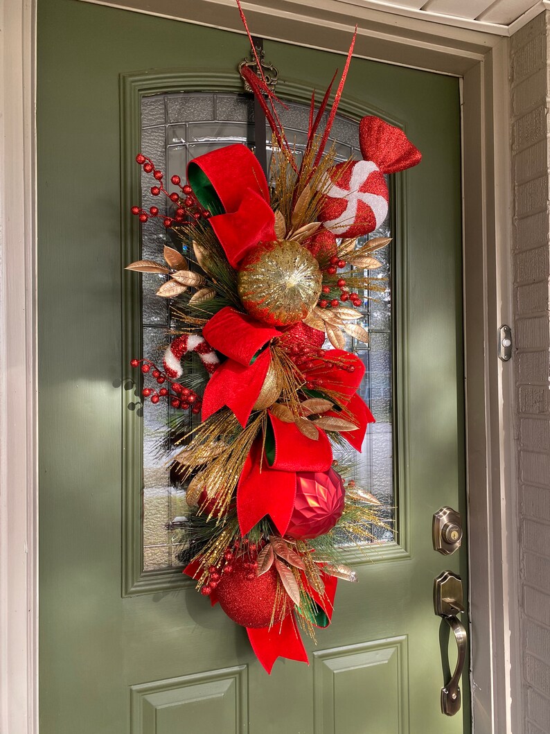 Traditional Christmas Swag Christmas Swag Luxury Holiday Swag Elegant