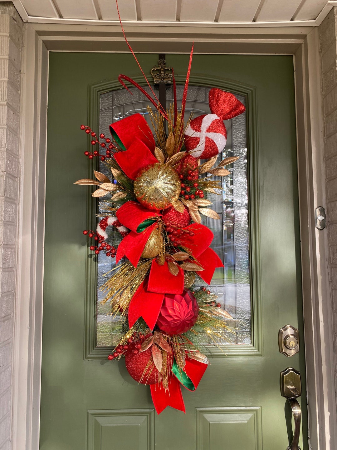 Traditional Christmas Swag Christmas Swag Luxury Holiday Swag Elegant