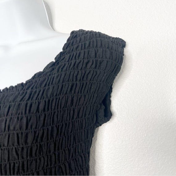 NWT Vintage Rabbit Rabbit Rabbit Design Smock Bla… - image 4