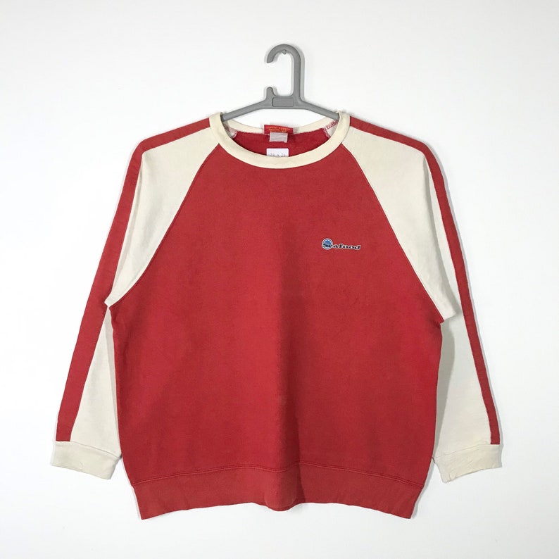 Vintage 90s Seafood Surfboard Smallpony Colourblok Sweatshirt