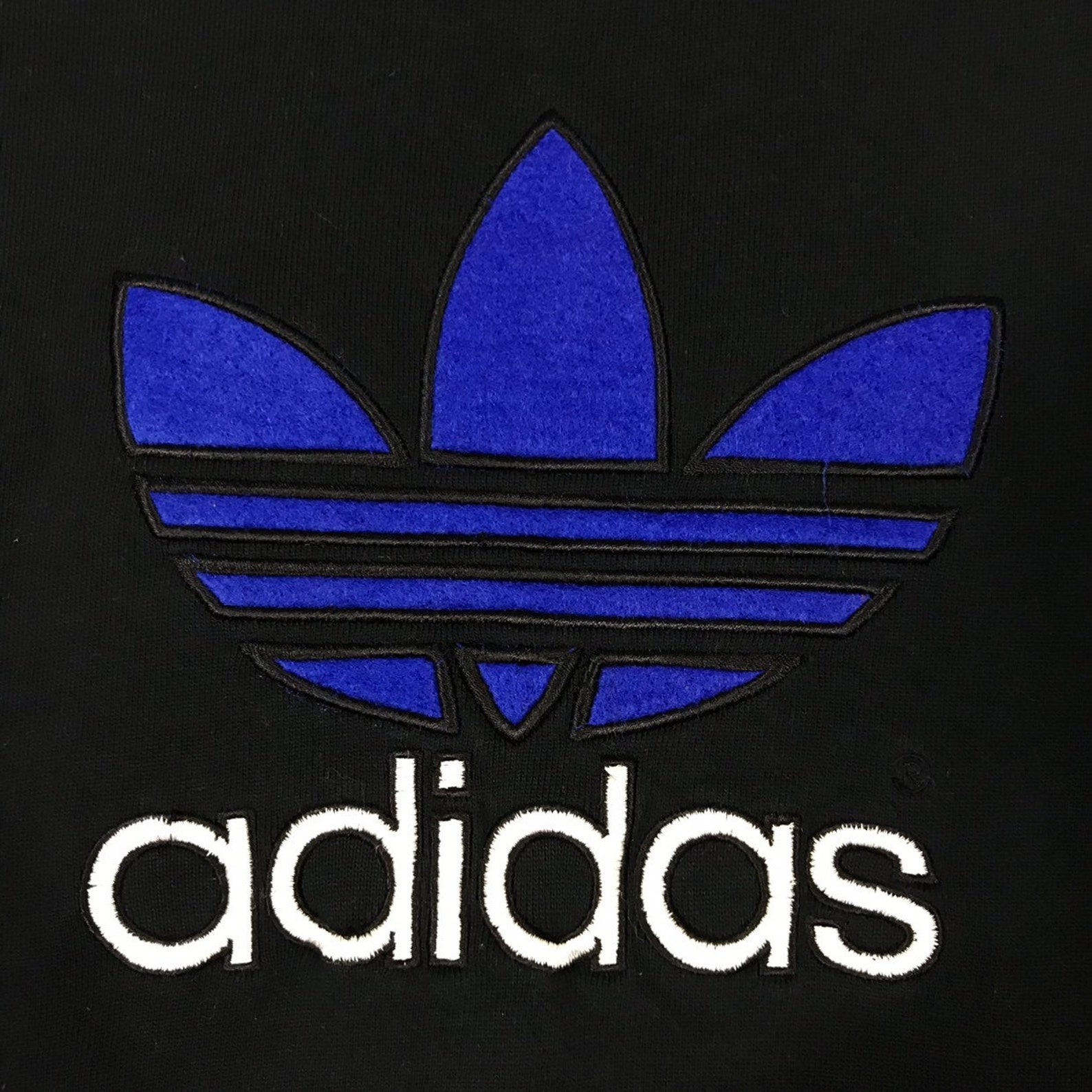 Vintage 90s Adidas Embroidery Big Logo Sweatshirt Colorblock | Etsy