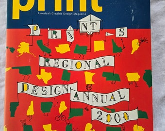 2000 Stampa America's Graphic Design Magazine Annuale di design regionale di settembre/ottobre