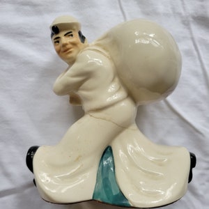 1940s Sailor Coin Bank Vintage McCoy Pottery