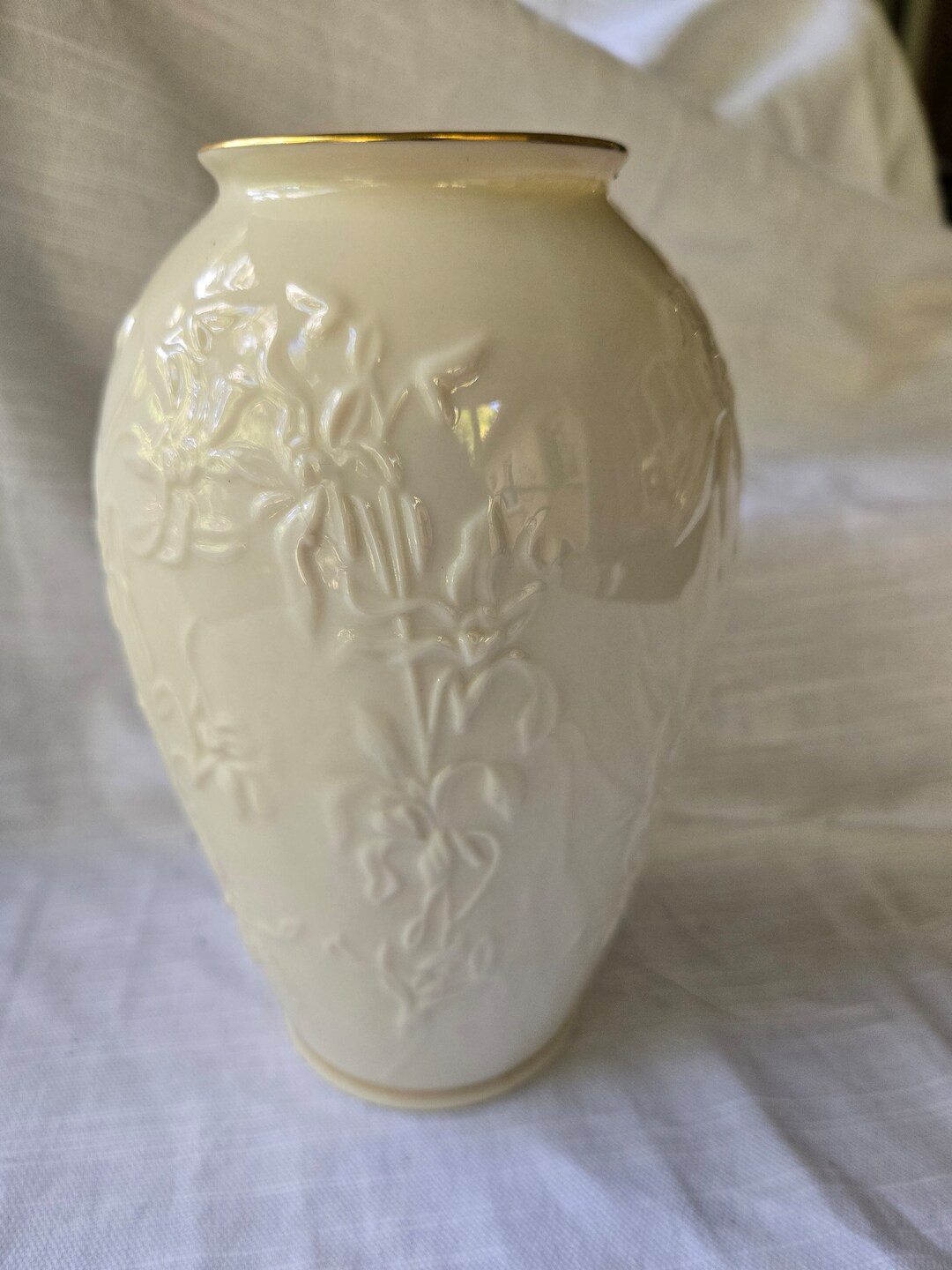 Vintage Lenox Masterpiece Flower Vase With Gold Rim and Base - Etsy