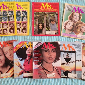 Vintage Ms. Magazine 1973-1975