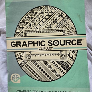 1986 Graphic Line Clip Art Dekorative Rahmen und Rahmen