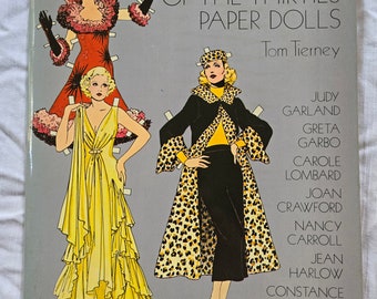 1978 Glamorous Movie Stars of the Thirties Paper Dolls by Tom Tierney