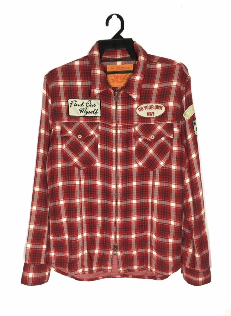 levis flannel jacket