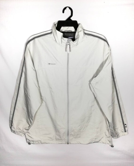 black champion windbreaker jacket