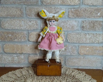 porcelain bunny doll