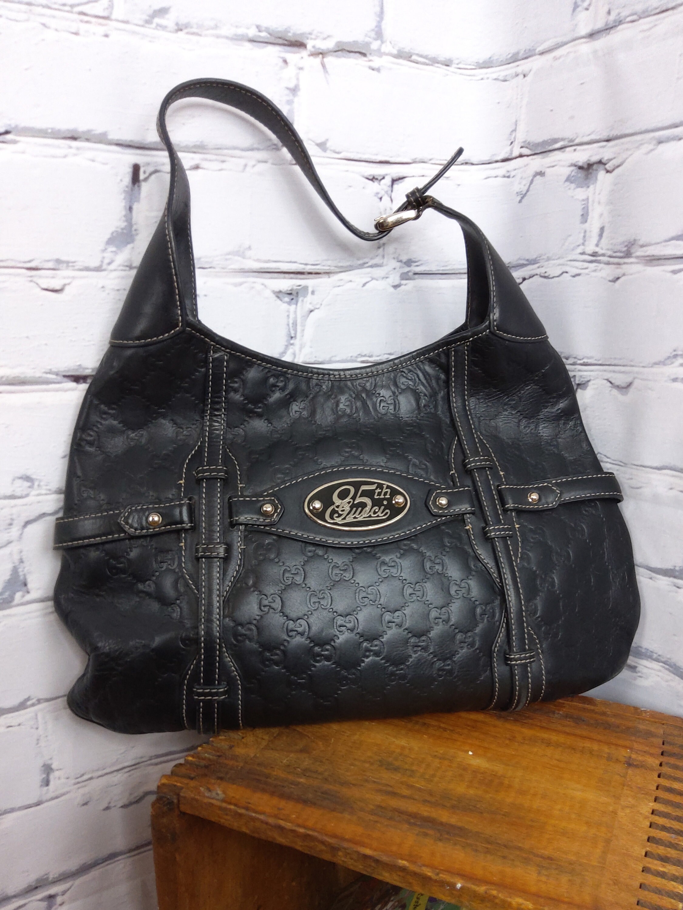 GUCCI (Vintage) - GG Guccissima Horsebit Hobo bag w/ … - Gem